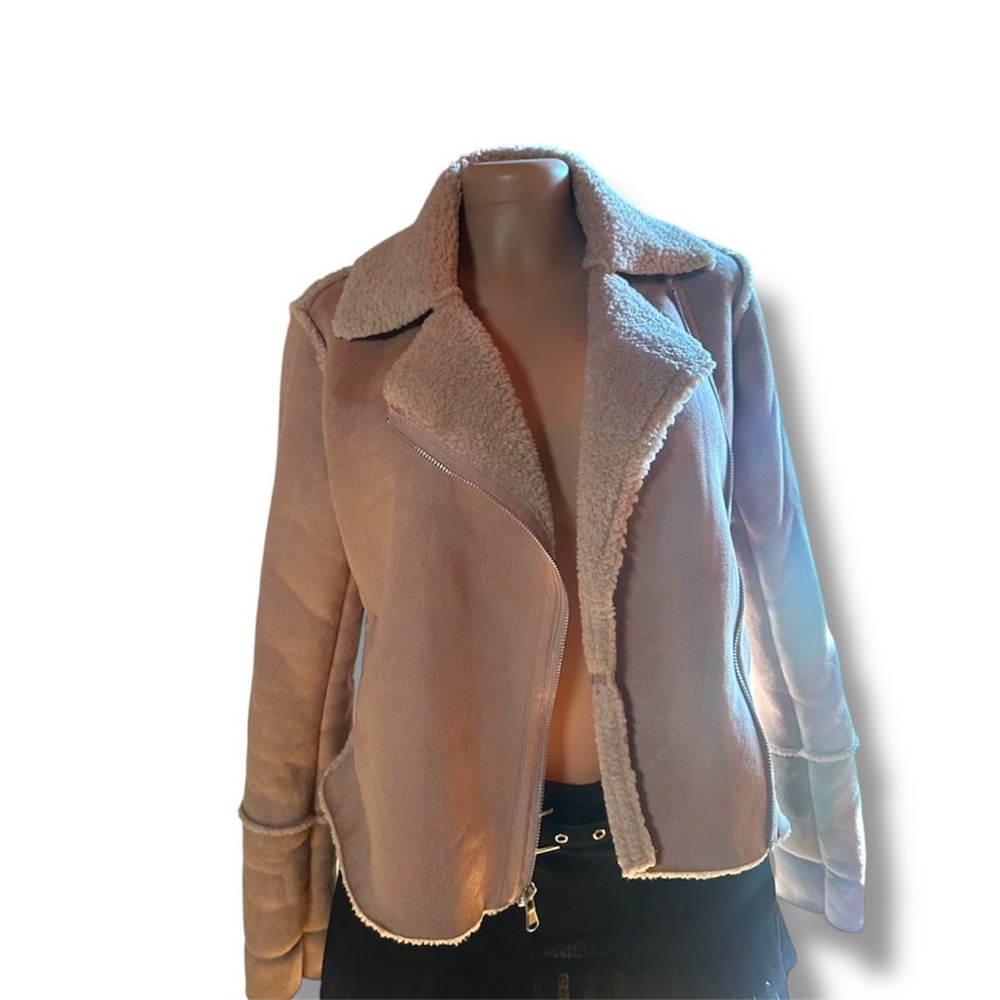 Vintage Cream Teddy Jacket